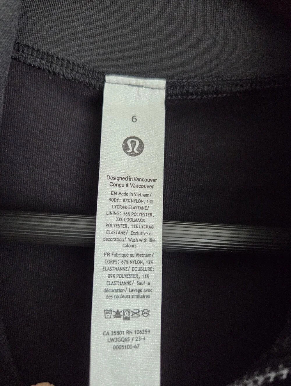 lululemon athletica material luon
